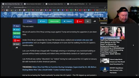 FBI head faggot & pedophile Christopher Wray talks about China