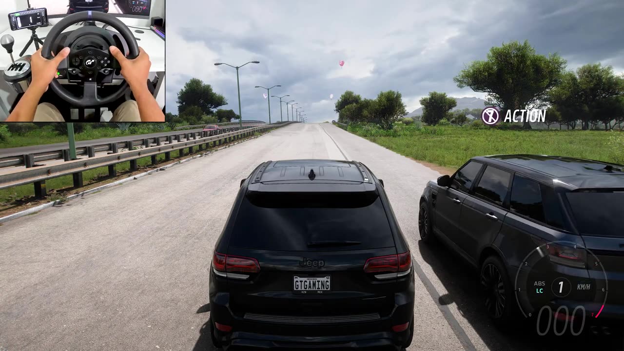 Jeep Trackhawk & Range Rover Sport _ OFFROAD CONVOY _ Forza Horizon 5 _ Thrustmaster T300RS gameplay