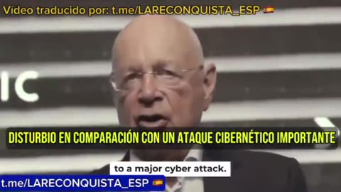 Klaus Schwab sobre la caída de internet a nivel global (GREAT RESET)