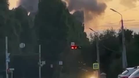 Rocket strikes in Dnepropetrovsk from different angle