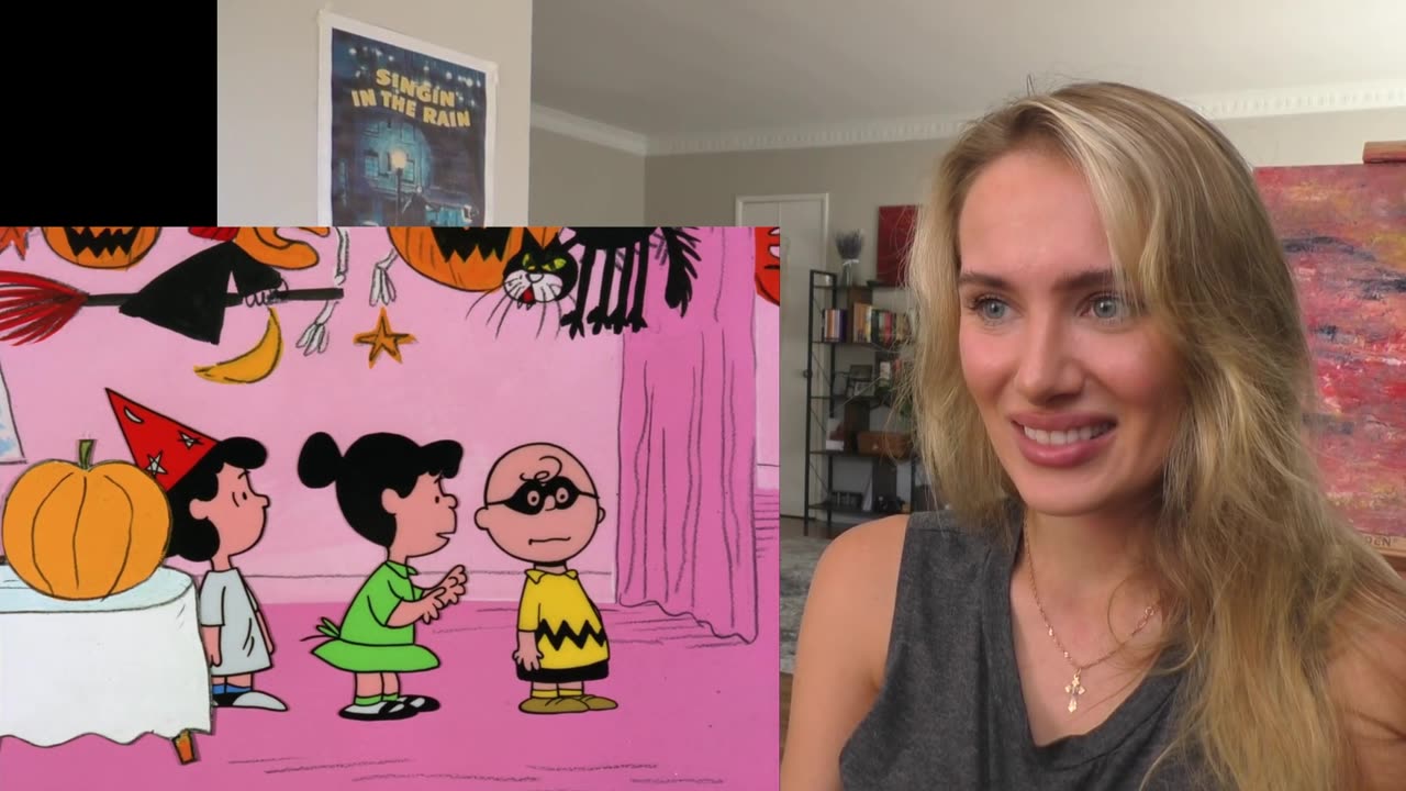 It's The Great Pumpkin Charlie Brown!! (1966) Russian Girl First Time Watching!!