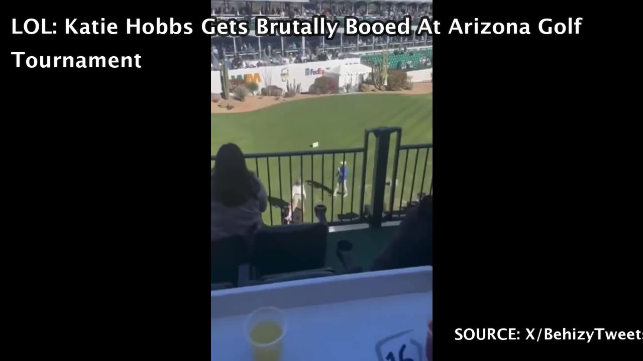 Katie Hobbs Gets Brutally Booed At Arizona Golf Tournament