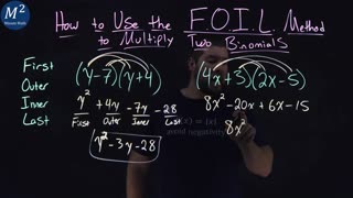 How to Use the F.O.I.L. Method to Multiply Two Binomials | Minute Math