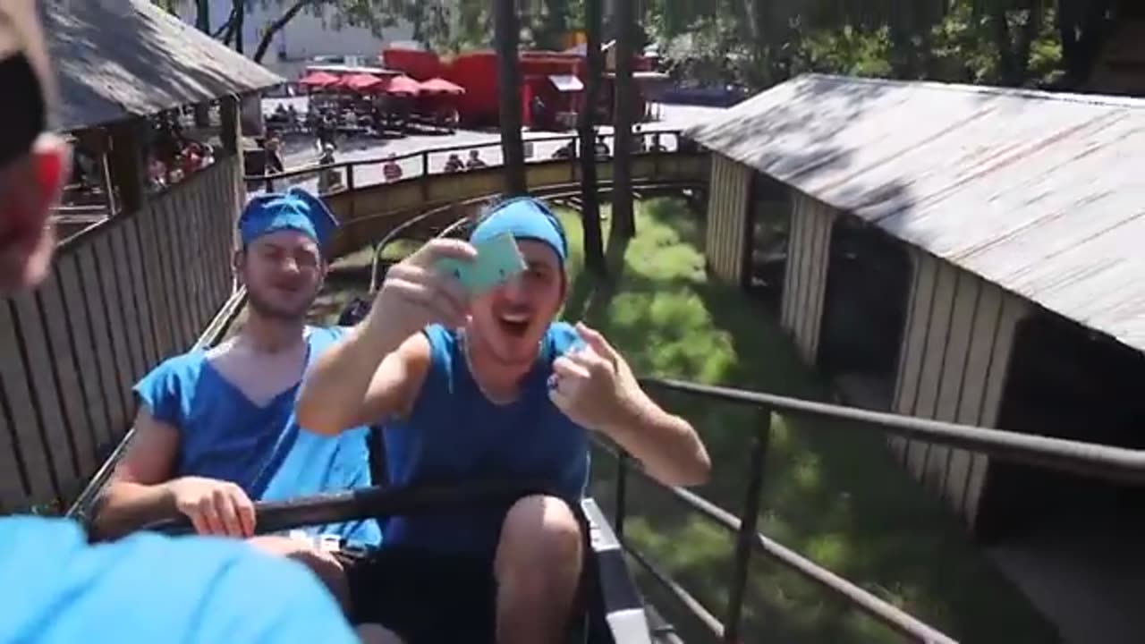 Last team to leave the rollercoaster wins $20,000