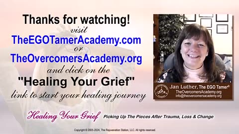 Are You Supporting Your Grief or Healing Your Grief?