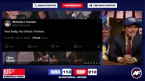 Nick Fuentes "Your body, my choice" Reddit Clip