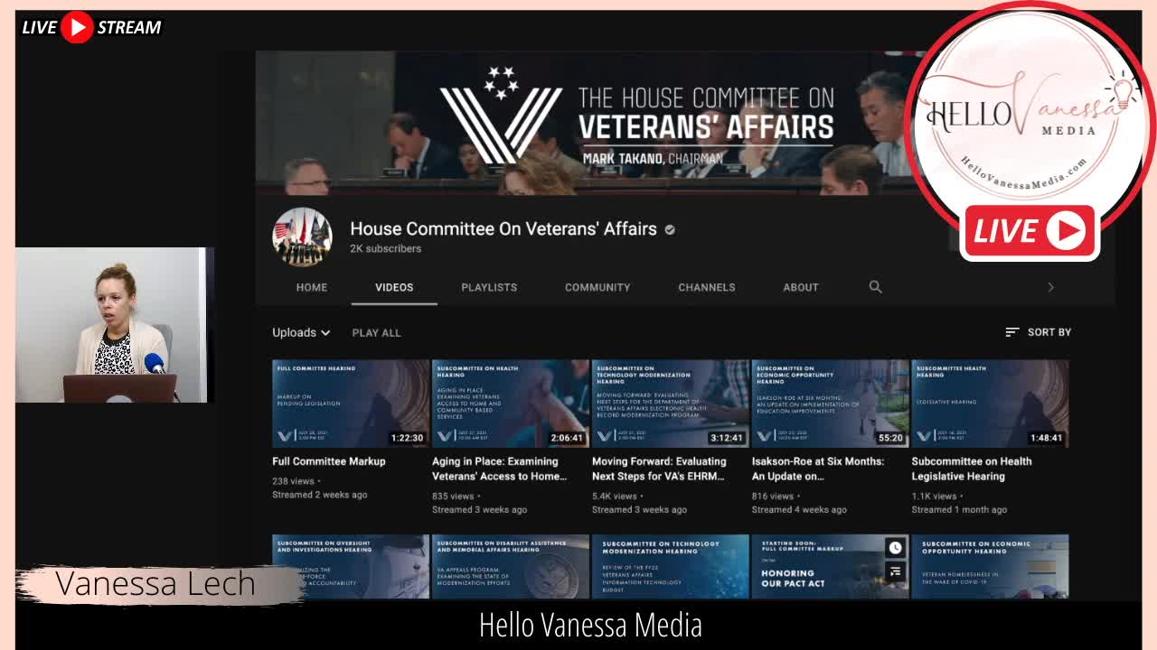 How To | Tutorial | House Committee On Veterans' Affairs YouTube Channel