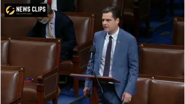 Rep Matt Gaetz 'Why Are We Here Listening To Democrats'