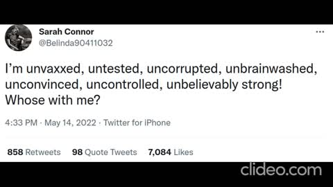 unvaxxed - not part of your slave cult