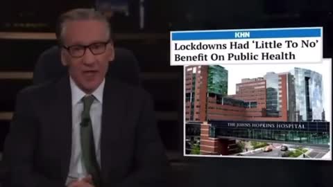 Bill Maher calls out the crass logic of The Science™ behind the Covid restrictions.