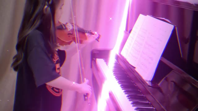 I received a lot of private messages asking me to put down the violin version alone