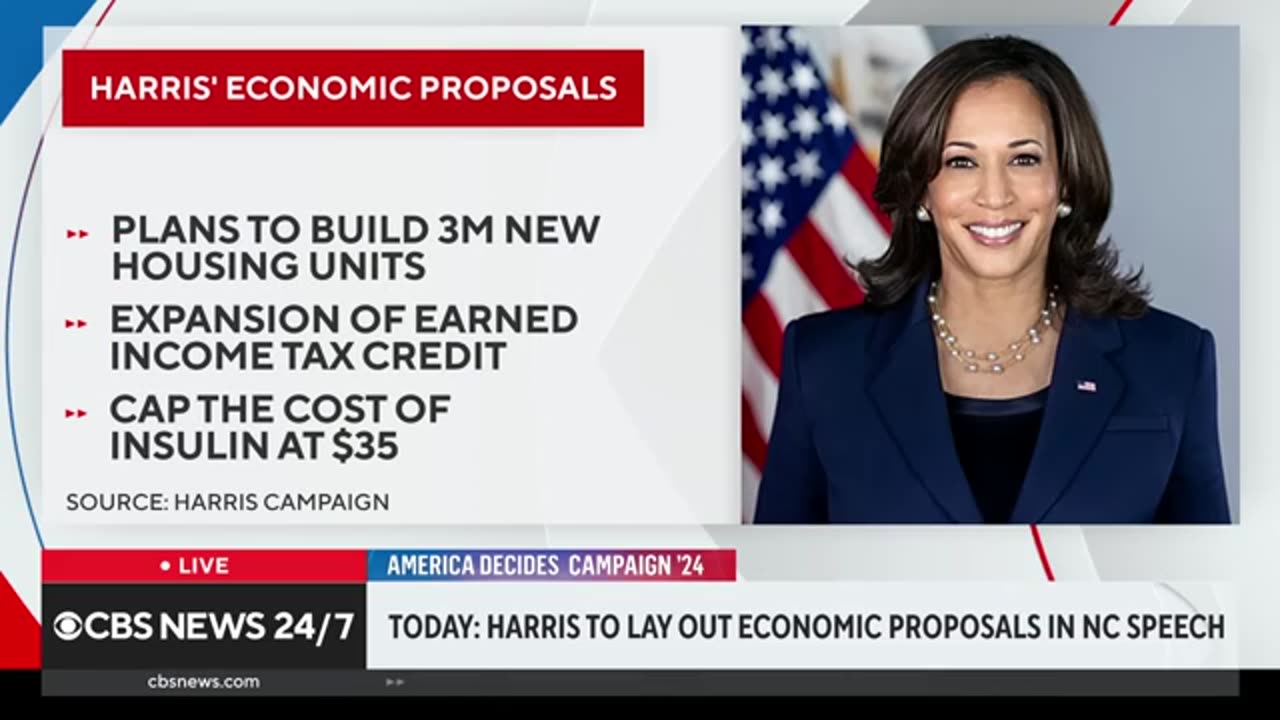 Kamala Harris unveiling economic plan in North Carolina