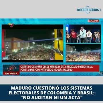 Maduro acusa Lula e Gustavo Petros de vencer as eleições por fraude!
