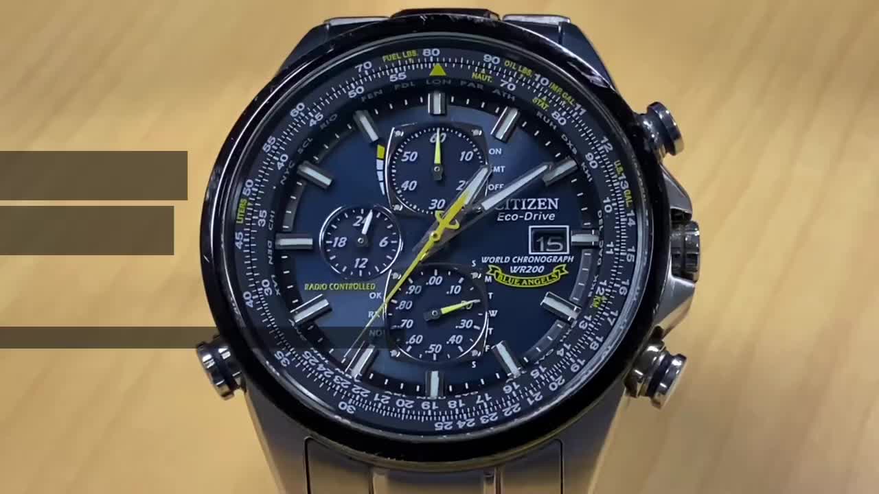 Citizen World Chronograph AT Eco-Drive At Its Best