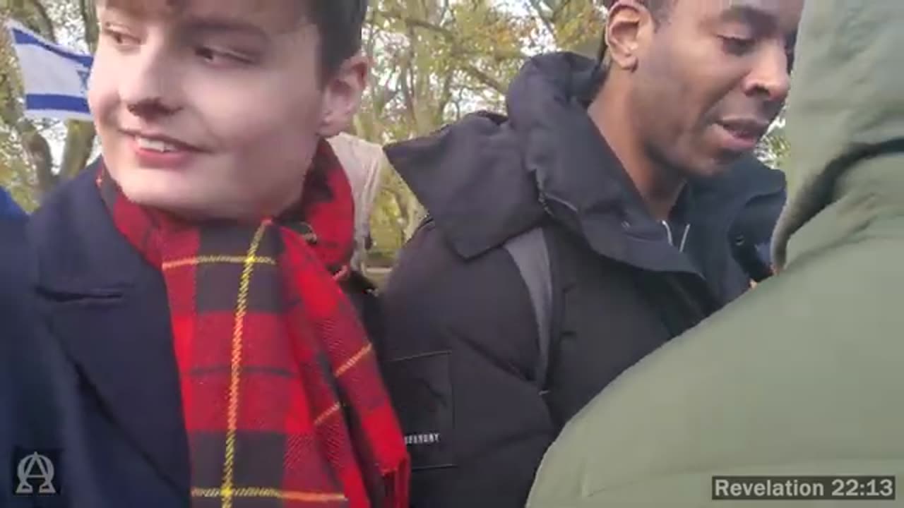 Speakers Corner - David Questions a Man On Why He Is Going Around Threatening Pe