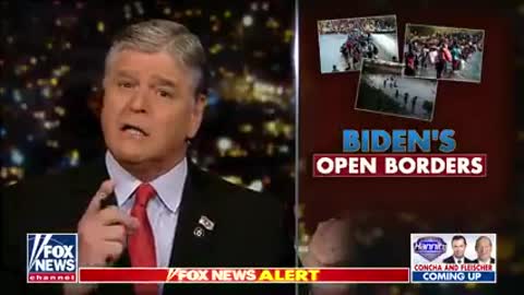 Hannity blasts Biden for allowing migrants to pack under TX bridge