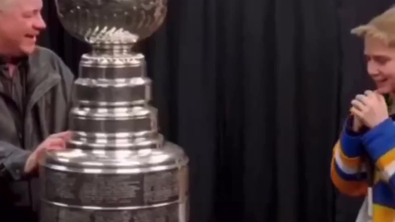 A perfect example of how powerful the touch of the Stanley Cup can be