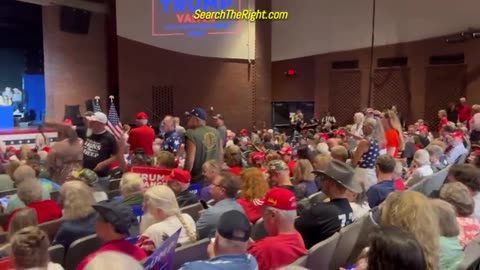 JD Vance has a packed house in his hometown in Ohio for his first solo rally