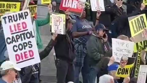 Protestors at MSG rally last night..