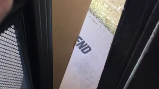 Delivery guy leaves packages infront of my door like this