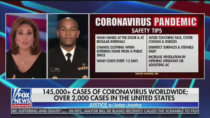 U.S. Surgeon General Says Coronavirus Will Be ‘Solved at Community Level’