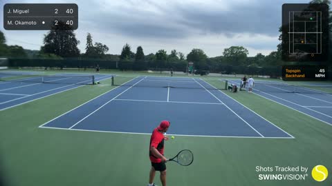 SwingVision Singles Practice 1 7/11/21