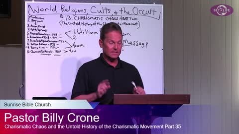 Billy Crone - Charismatic Chaos: The Untold History of the Charismatic Movement - Part 35