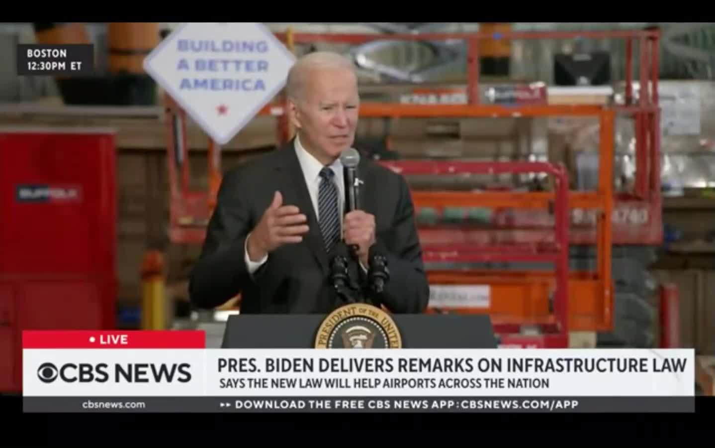 Joe Biden Comments on Direction of USA