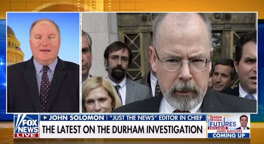 John Solomon Discusses New Developments with Durham Investigation Into Russiagate