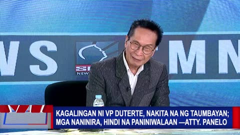 Kagalingan ni VP Duterte, nakita na ng taumbayan; Mga naninira, hindi na paniniwalaan —Atty. Panelo