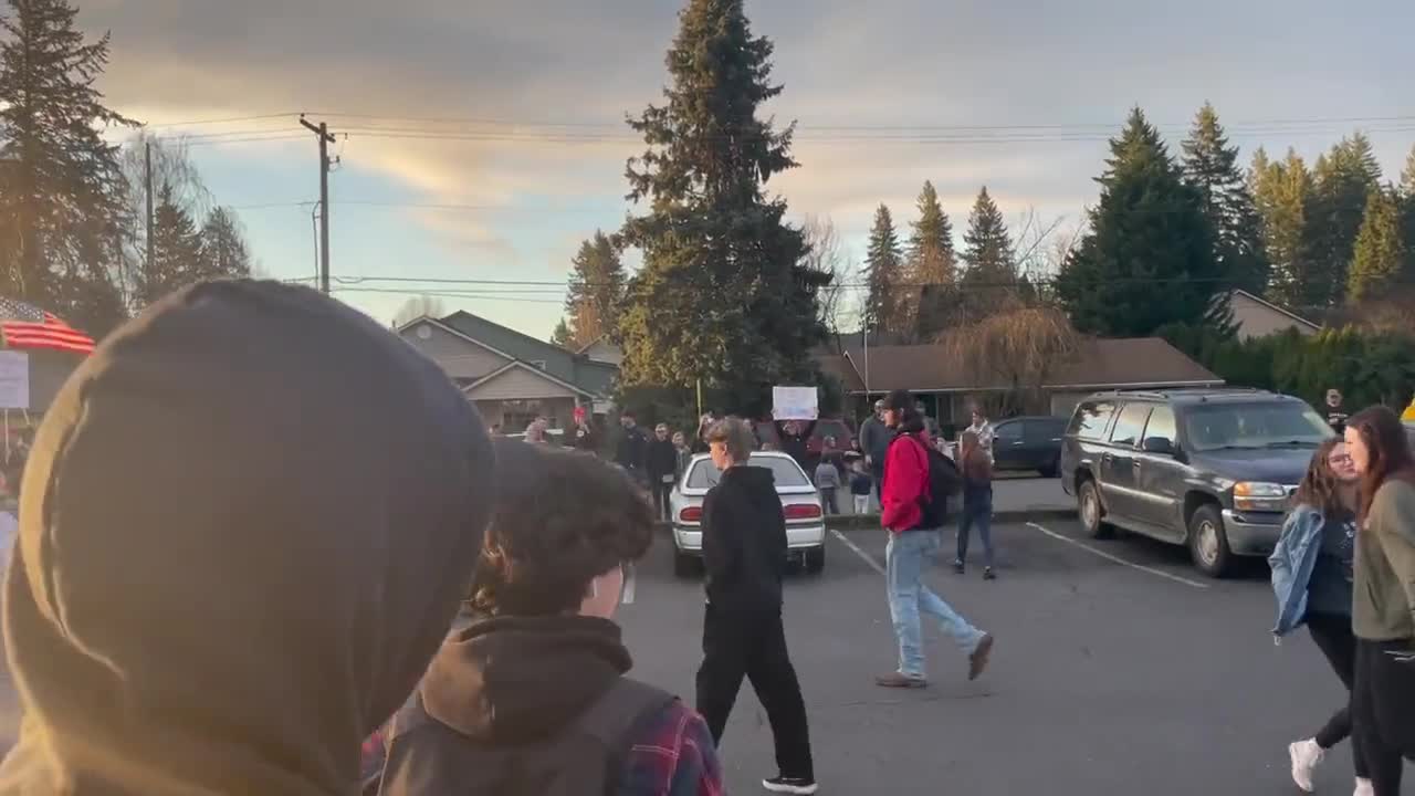 Students across the state of Washington are protesting masks in schools.