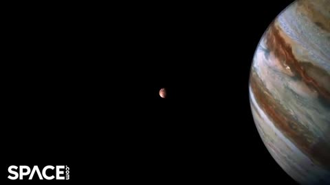 NASA spacecraft's flyby of Jupiter's volcanic moon Io is stunning!