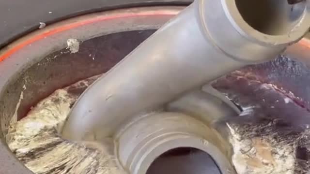 Special way to paint pipes # repair cars # furnace # car repair