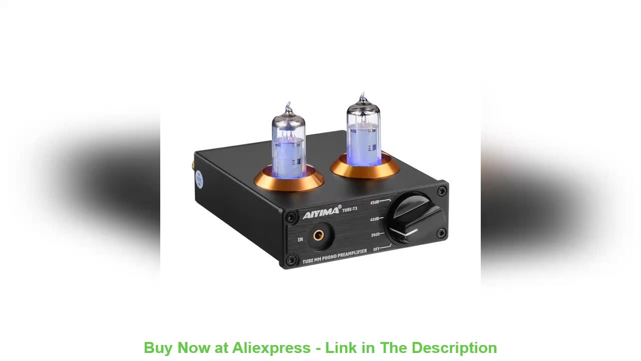 ☄️ AIYIMA Audio T3 Phono Preamplifier for Turntable Phonograph Preamp Vinyl Record Player Mini