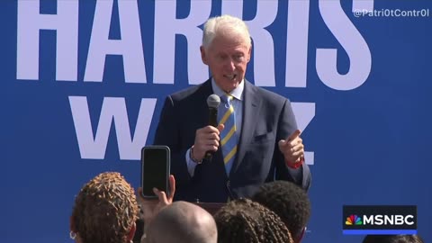 Bill Clinton just said to vote for Kamala “for the sake of the children”.