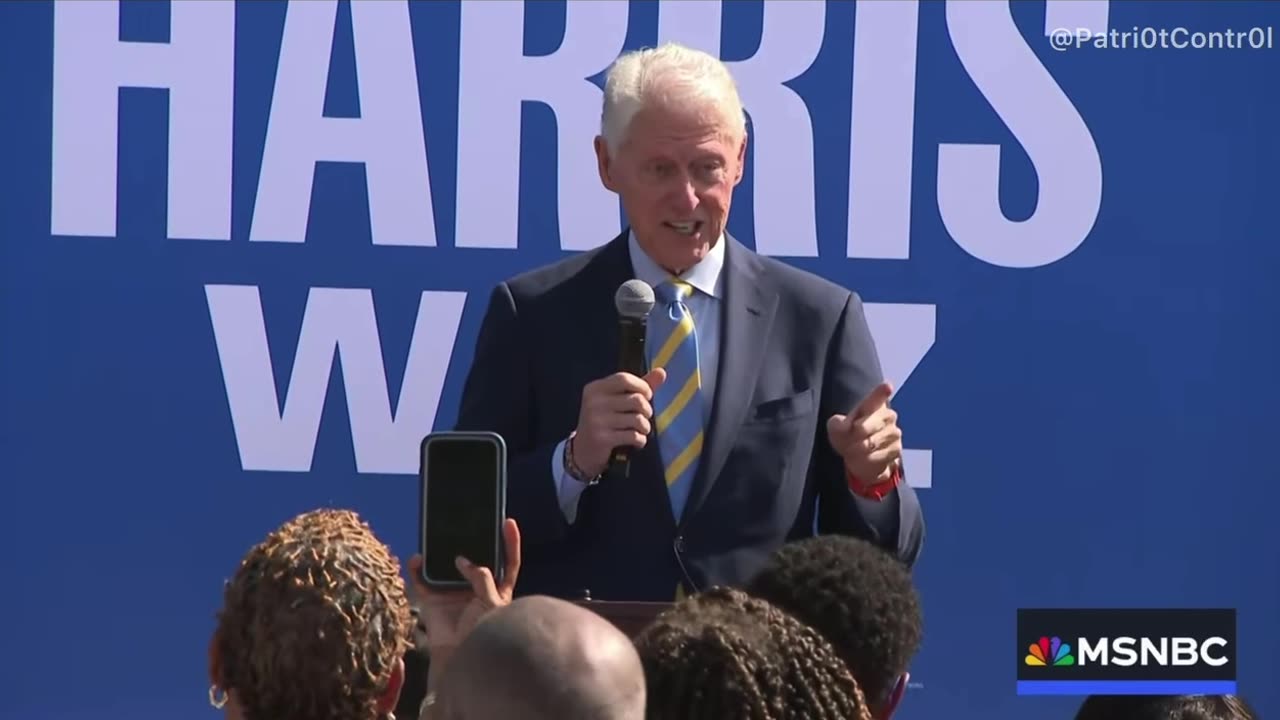 Bill Clinton just said to vote for Kamala “for the sake of the children”.