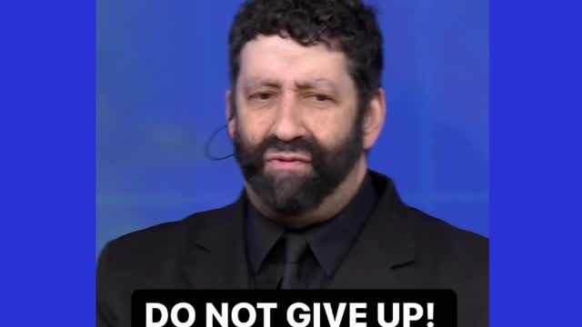 Jonathan Cahn never give up
