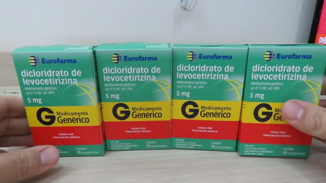 4x Dicloridrato de Levocetirizina – Drogaria Nova Esperança – 2º Pedido