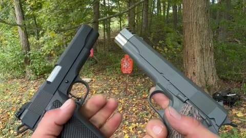 The old Fudd vs The New Fudd 45ACP Vs 10mm #Rumble Rock Island Vs Tisas