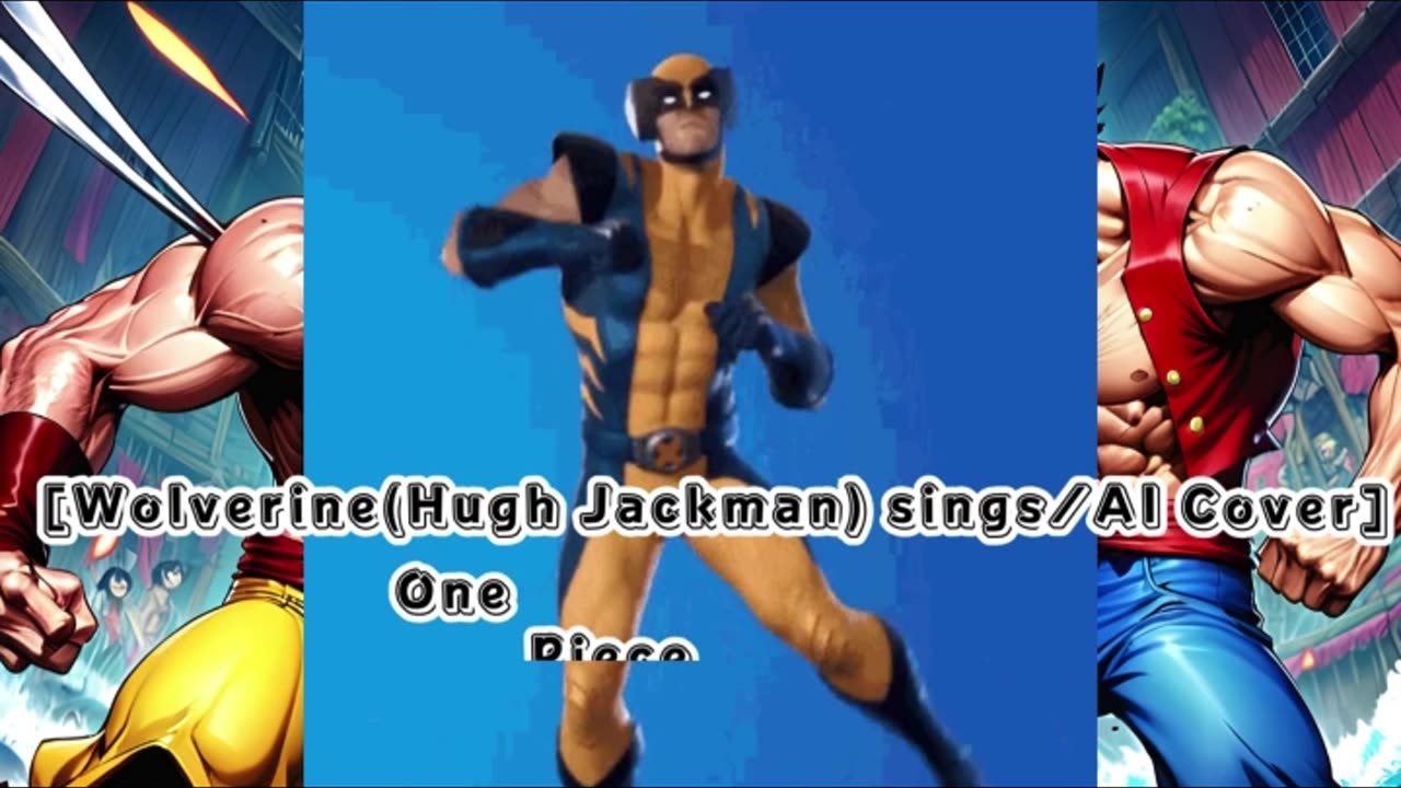 [Wolverine (Hugh Jackman)/AI Cover] One Piece Opening 1 Hiroshi Kitadani - We Are!