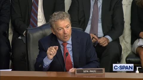 Sen. Rand Paul Presses Fauci on Ignoring Natural Immunity and Pharma Royalties