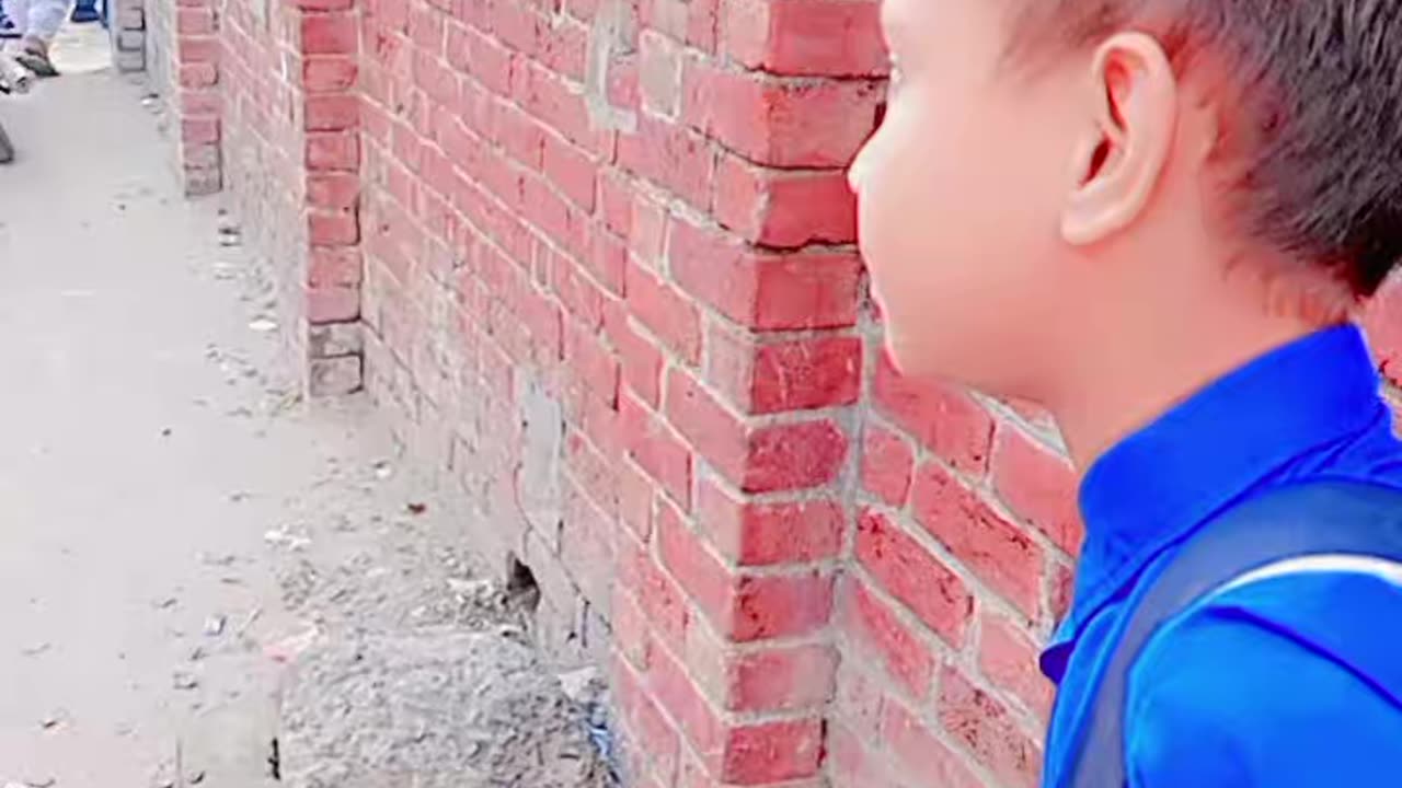 Rehan going to school❤