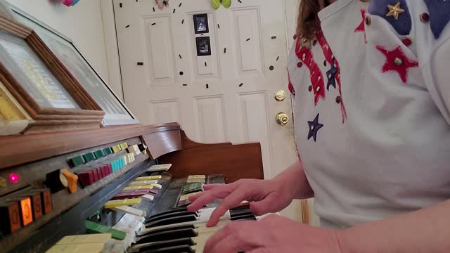 Grandma Cindy Playing the Organ