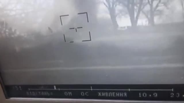 Ukrainian Stugna-P ATGM strike on a Russian AFV