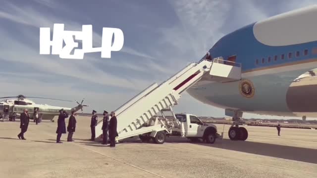 Biden fell while climbing the plane