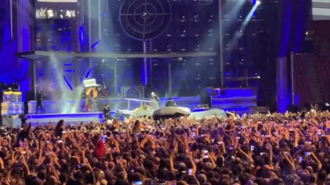 Rammstein unfurled the flag of Ukraine on stage during a concert in Zurich