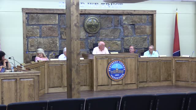 Fentress County Commission Meeting 7/18/22