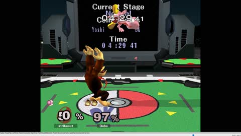 strikeout (Yoshi) vs. Qube (DK) - SSBM - Slippi - 2022.04.30 (Round 3)