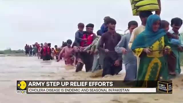 Flood in Pakistan caused huge disaster