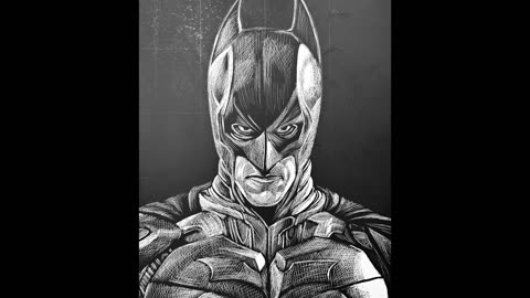 Scratch Art of The Dark Knight